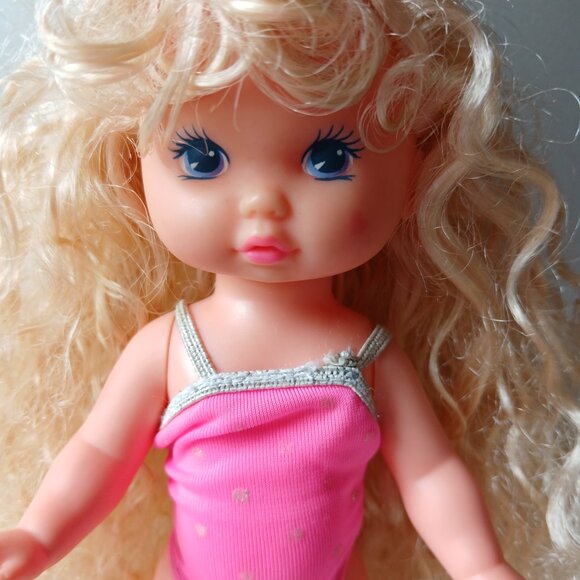 Vintage 1990 Mattel Lil Miss Doll   7" Tall - Picture 9 of 11